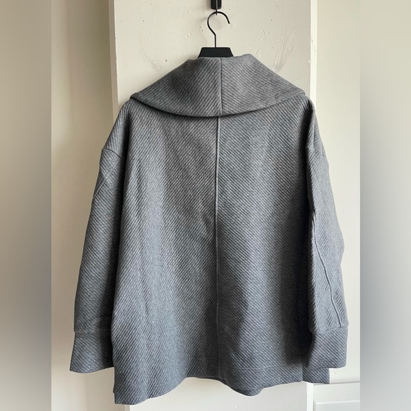 Sweaty Betty Radiant Half Zip Sweatshirt in Charcoal Grey Marl Size L - Picture 3 of 7